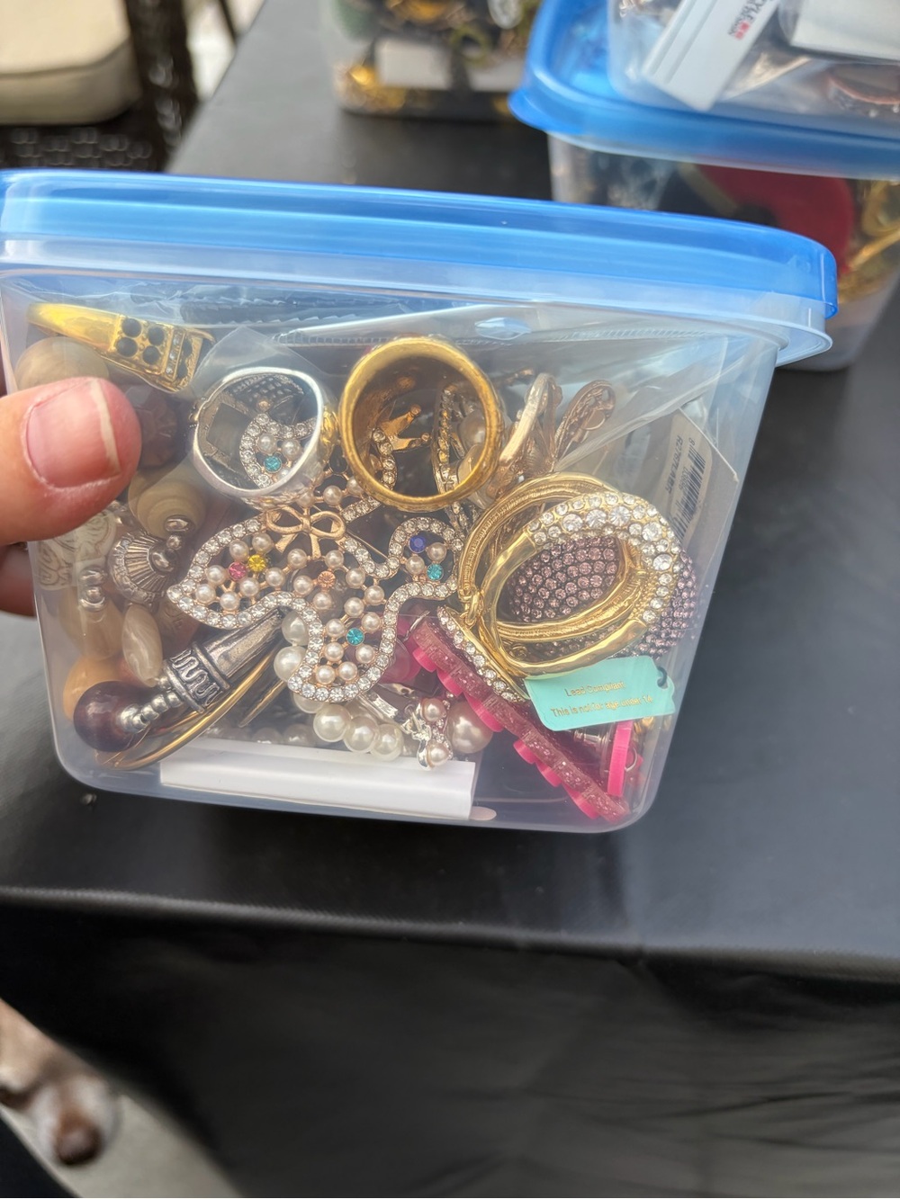 Modern jewelry mix lot of silver and gold tone